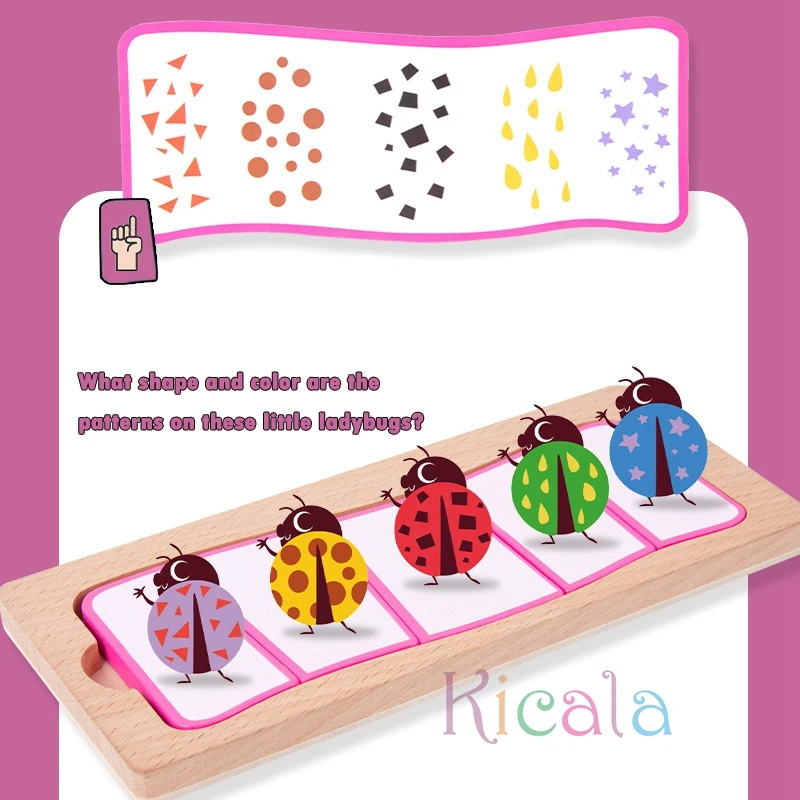 Деревянные игрушки Монтессори для детей