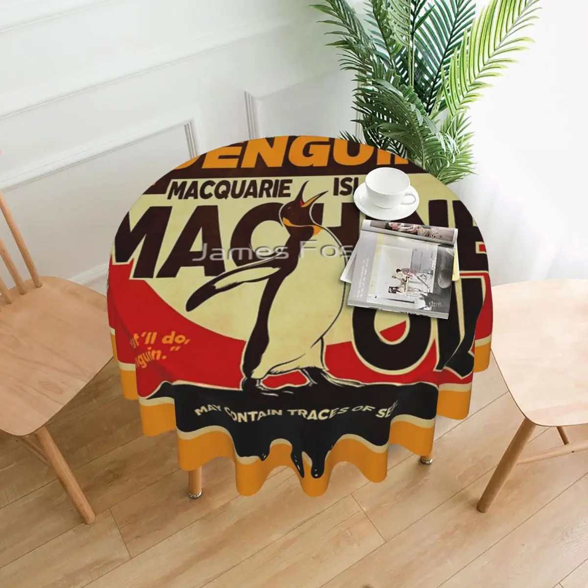 

Скатерть с изображением пингвина, 60 дюймов, 152 см