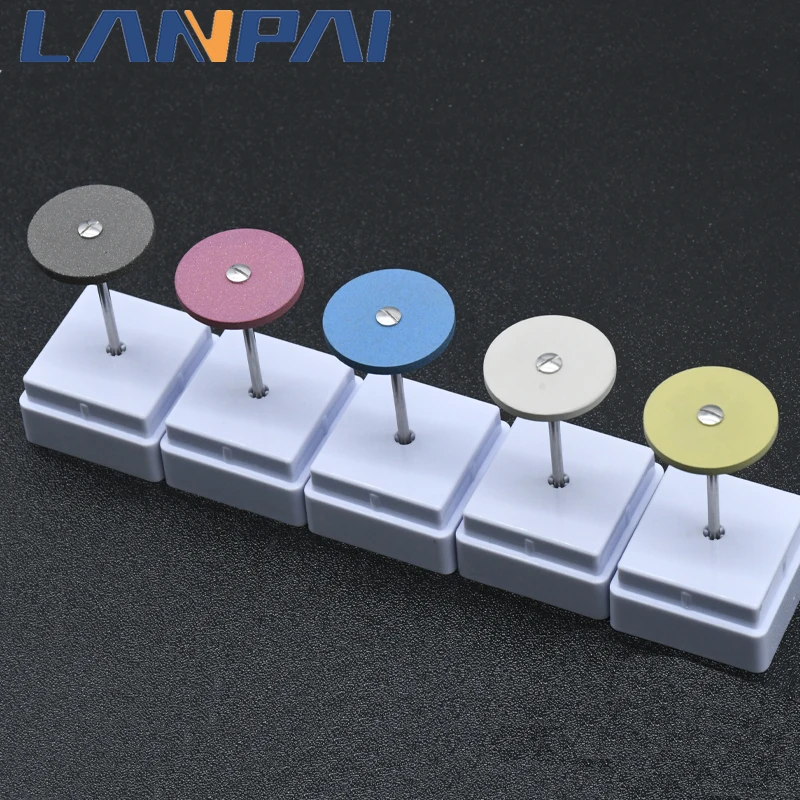 Lanpai Dental Rubber Diamond For Zirconia Glassware Ceramics Polisher  Burs Laboratory Dentist Instruments Tooth Polishing Wheel