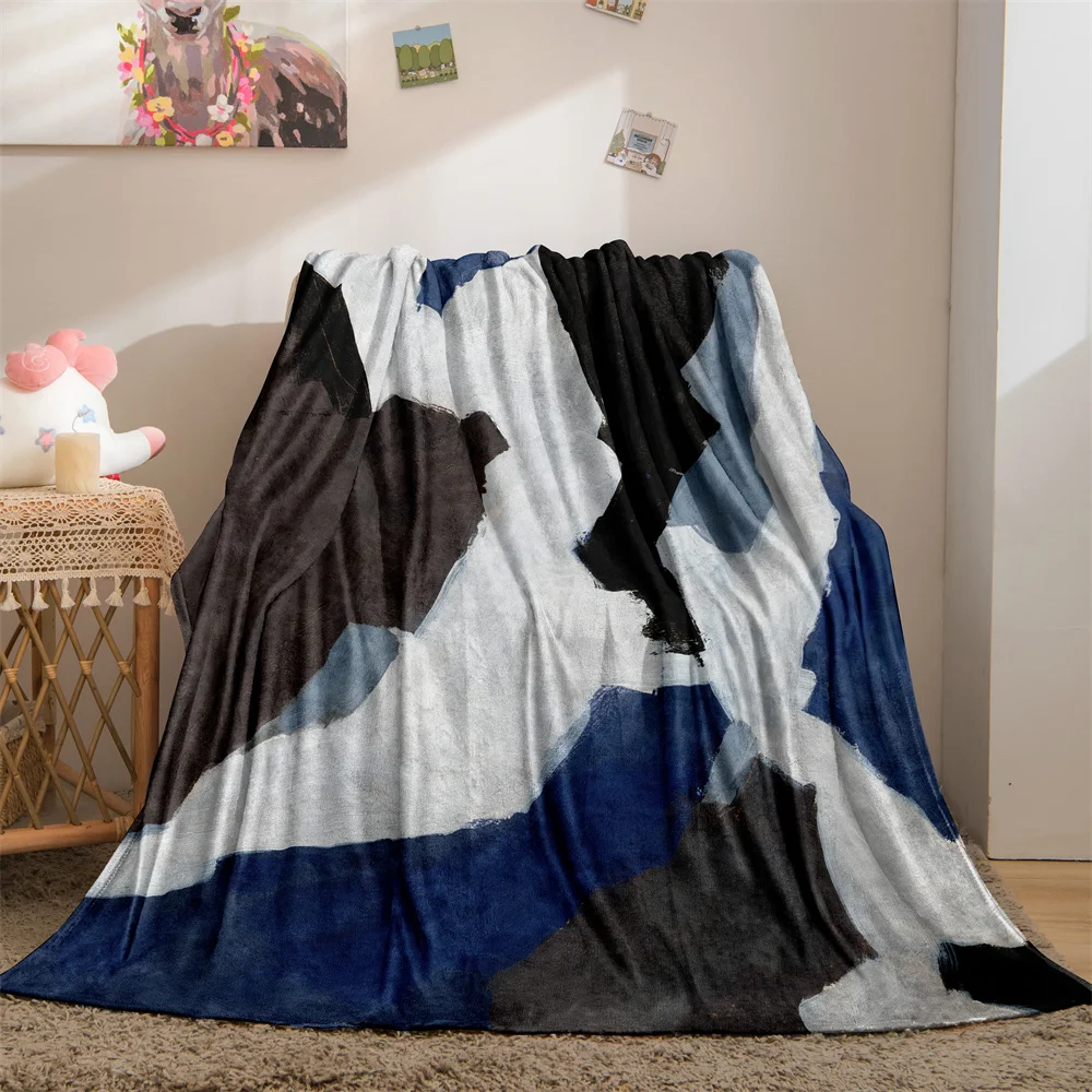 

Abstract Geometry Blanket Comfortable Lightweight Warm Flannel Throw Blankets for Home Bed Sofa Summer Air Conditioner Blanket