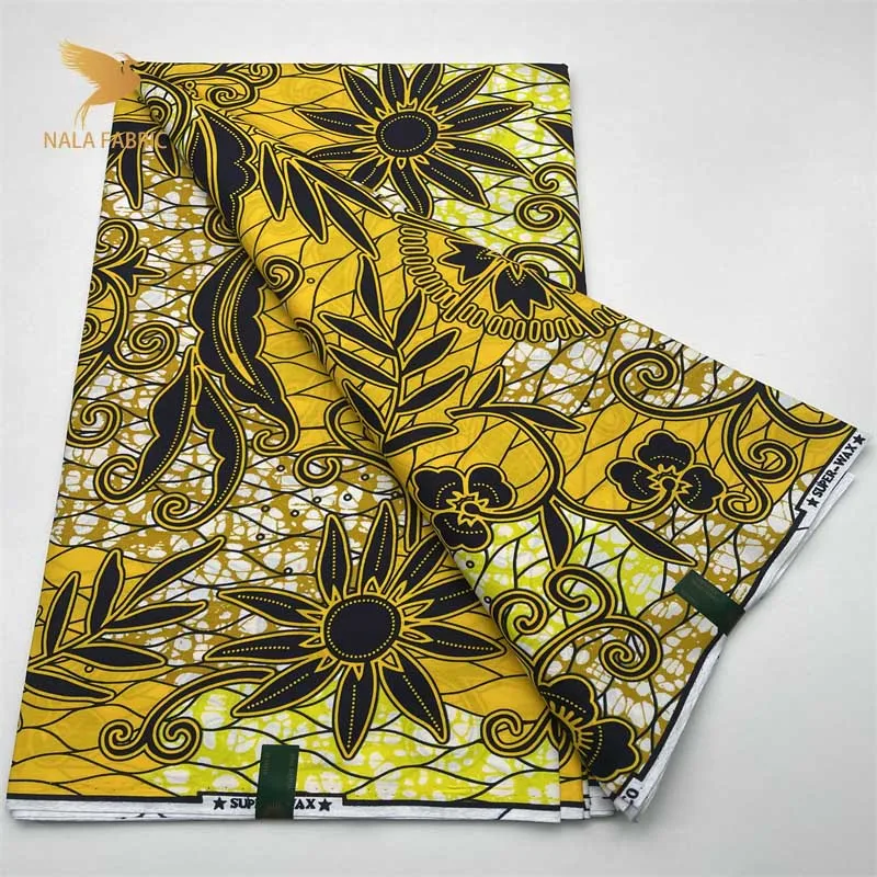 

2022 Fashion Netherlands Design African Nigerian Ankara Holland African wax Real Wax Print Fabric pagne Super wax Tissu Sewing