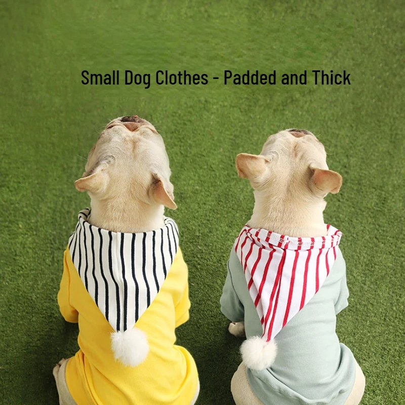 

Autumn/Winter Small Dog Clothes Hooded Pet Clothes Bichon Corgi Pet Clothes Dog Clothes for Small Dogs