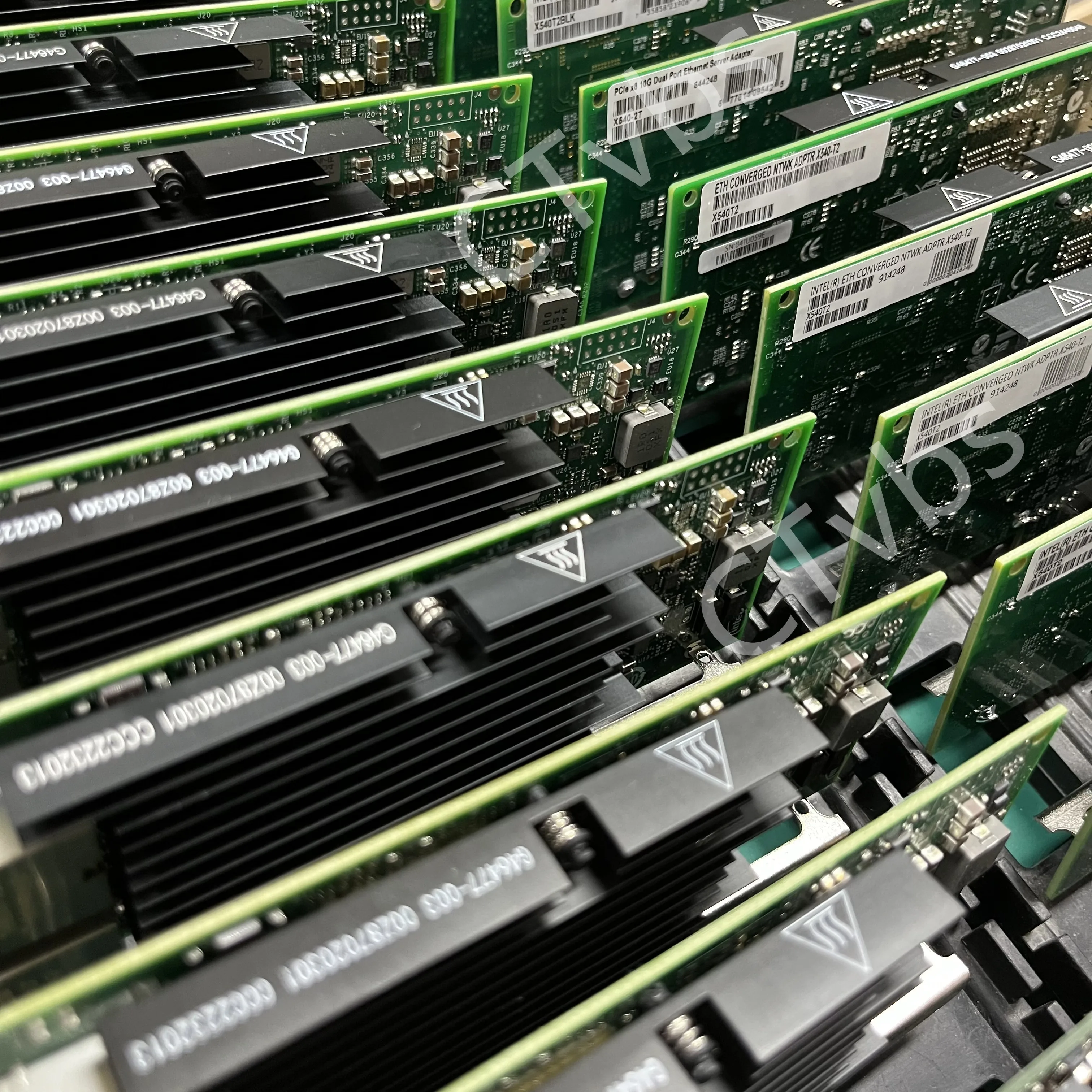 X540-T2 Intel X540 Chipset PCIe x8 Dual Copper RJ45 10Gbps Port Ethernet Network Card Compatible