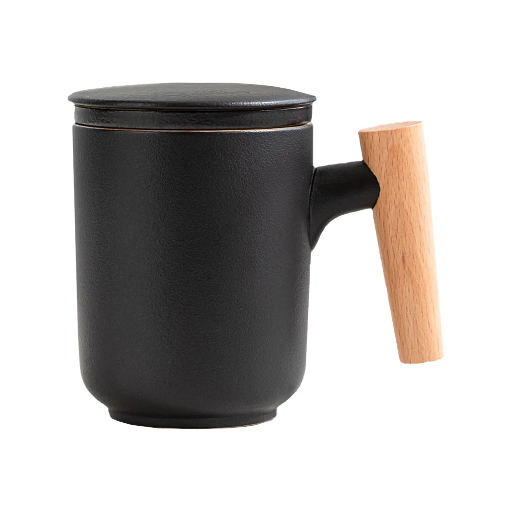

Tea Cup Mug Ceramic Mugs Coffee Cups Porcelain Bottle Infuser Japanese Cereal Bowl Steeping Loose Latte Soup Drink Lid Water