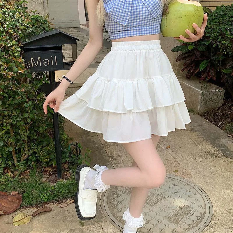 Плиссированная трапециевидная юбка