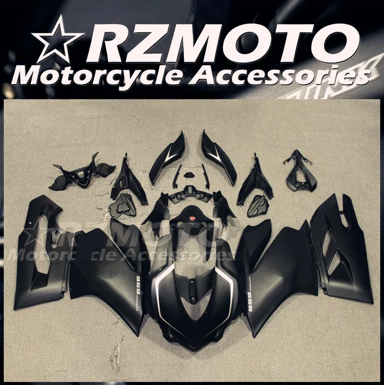

Injection Mold New ABS Motorcycle Fairings Kit Fit for Ducati 959 1299 Panigale s 2015 2016 15 16 Bodywork set Black Matte