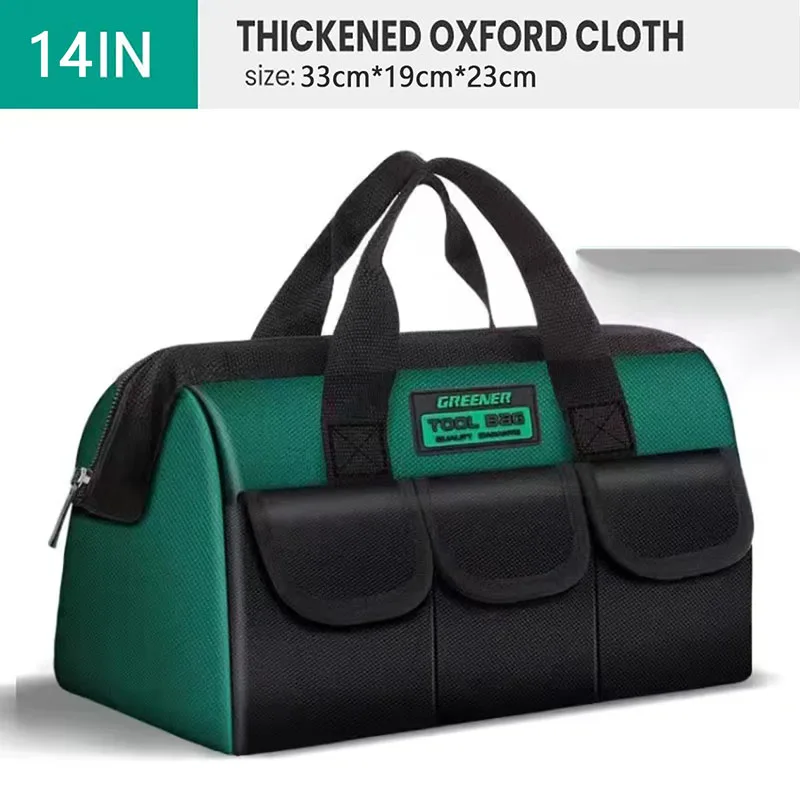 

1 шт., многофункциональная сумка для инструментов, водонепроницаемая и прочная утолщенная сумка для плотницких инструментов для электрика, большая сумка для хранения технического обслуживания