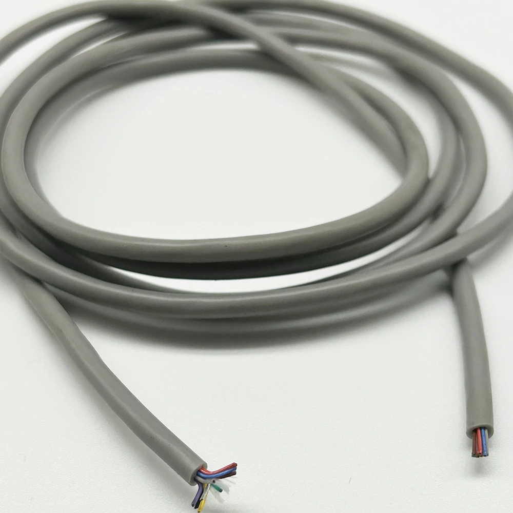 

10-жильный контрольный кабель с силиконовой резиновой оболочкой, 10x0,1 квадратный посеребренный силиконовый высокотемпературный мягкий кабе...