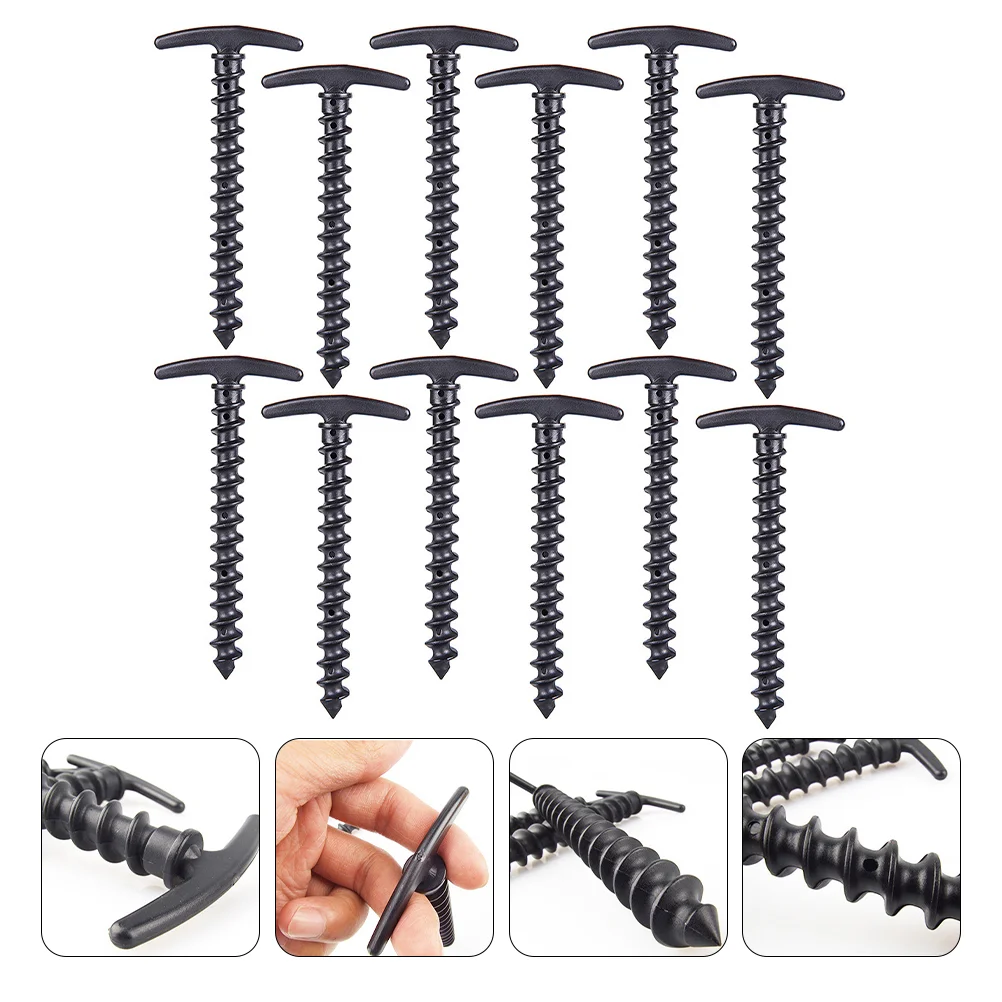 

Nylon Nails Tent Ground Fixator Canopy Outdoor Pegs Camping Safety Stakes Garden Sand