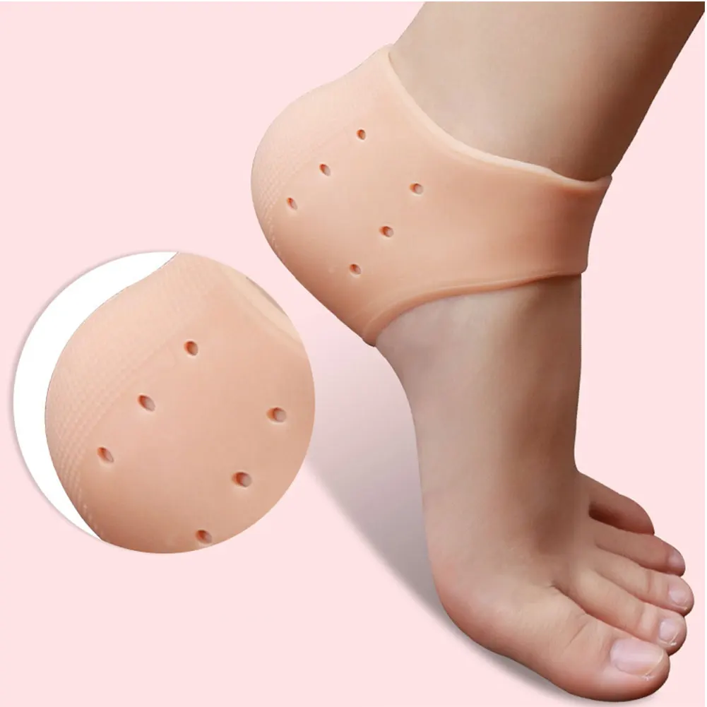 

Foot Protector Heel Socks Silicone Against Peeling Washable Moisturizing Gel Soft Prevent Dry Skin Foot Skin Care Silicone pad