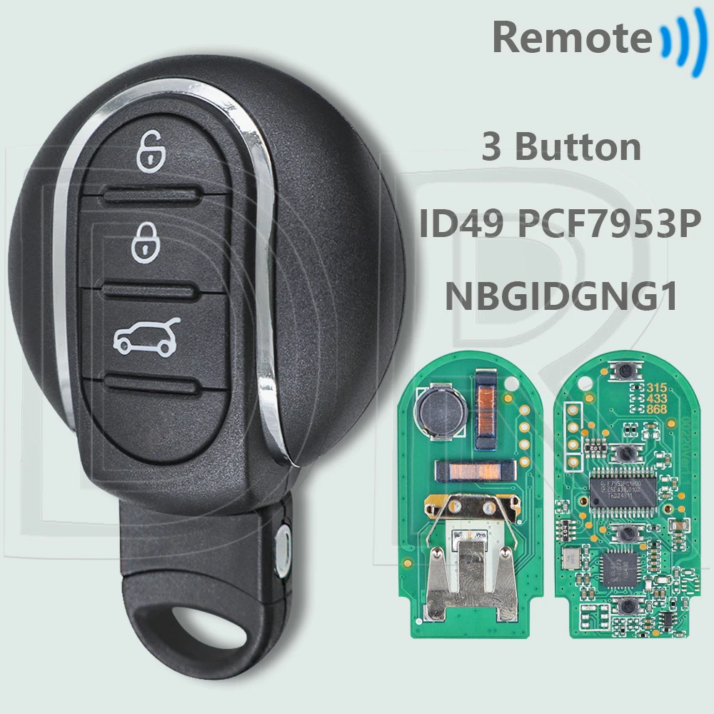 

DR NBGIDGNG1 315/434/868 МГц бесконтактный автомобильный дистанционный ключ для BMW Mini Cooper Countryman Clubman F54 F55 F56 F57 F60 2014-2018
