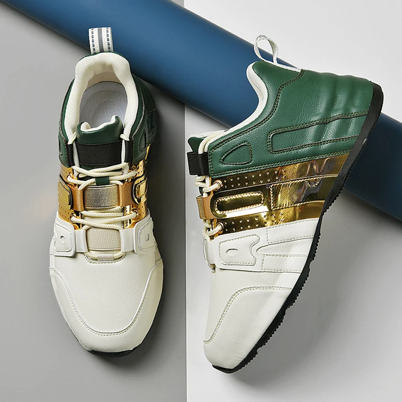 

Кроссовки CRLAYDK мужские кожаные, модная повседневная обувь на платформе, для бега, тенниса, лето 2022