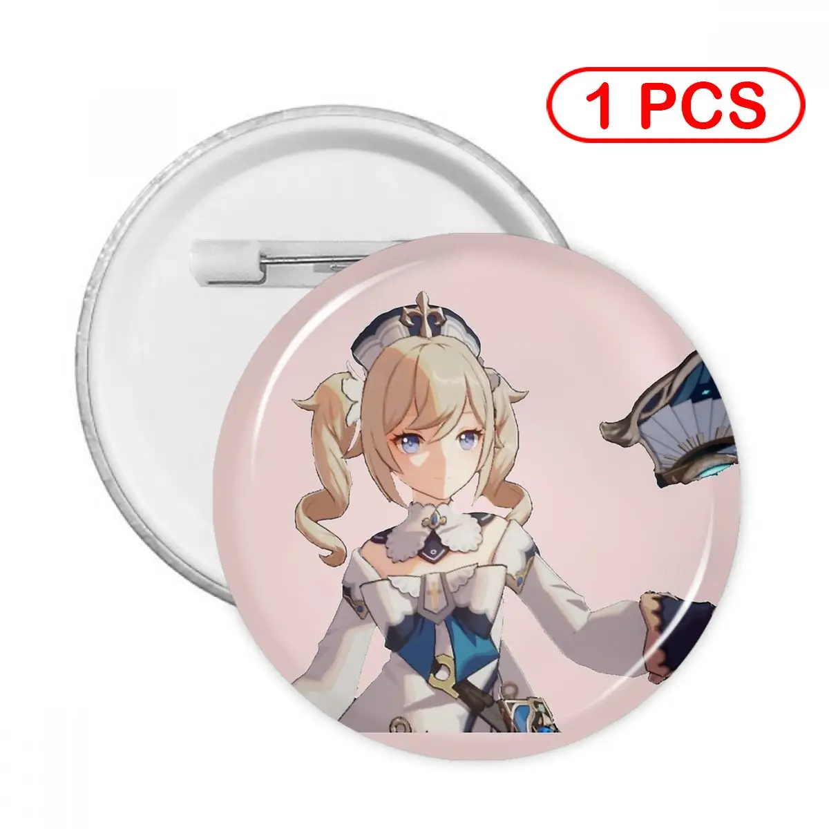 

Soft Button Pin Clothes Brooch Creative Pins Jewelry Decor Cute Badge Barbara Genshin Impact Women Child Lapel