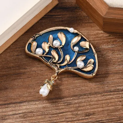 Винтажная складная брошь muylinda