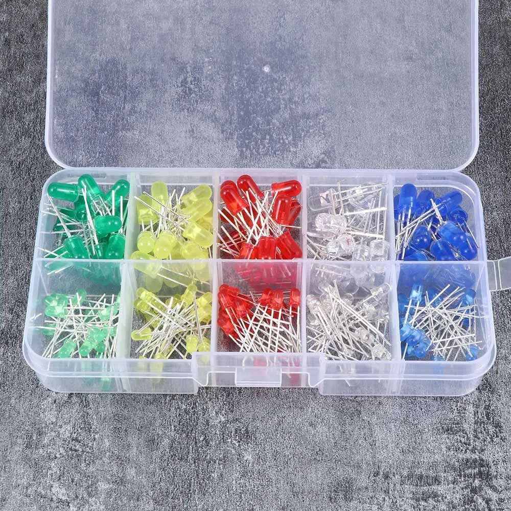 200 шт. набор разноцветных зеленых ламп для самостоятельной сборки ультраяркие