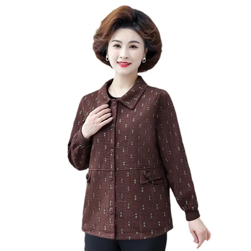 Плюс размер новый стильный свободный крой удобный осенний топ из мягкой тканиYX-A18