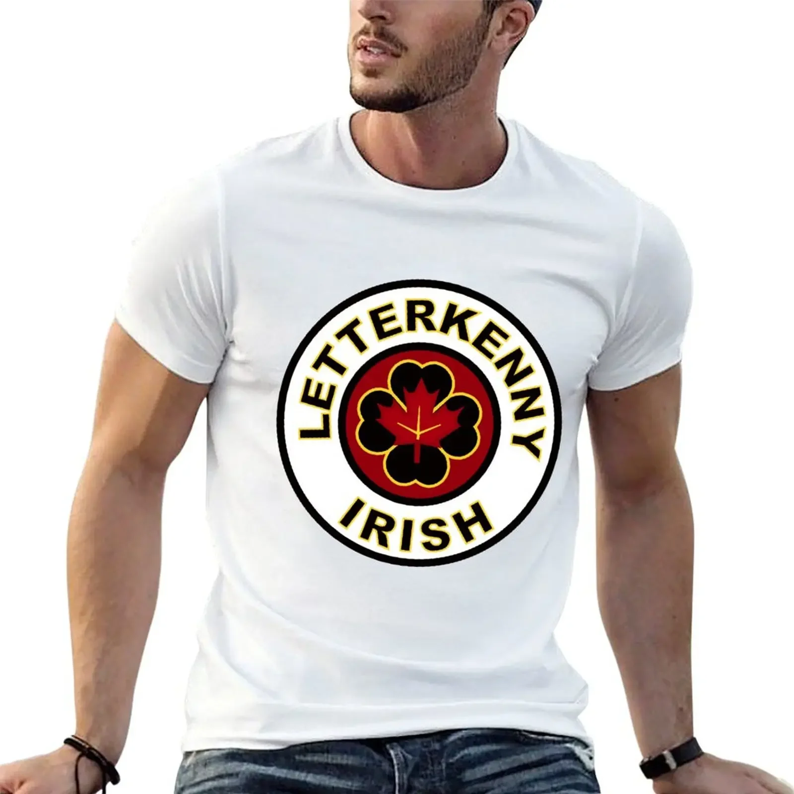 Irish T-Shirt Letterkenny летний топ новое издание возвышенная мужская хлопковая футболка