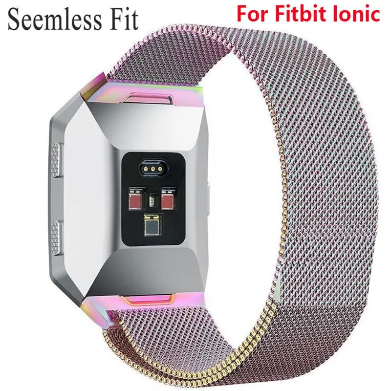 Metal Straps for Fitbit Ionic Band Magnetic Steel Replacement Watch Bands Wristband Smartwatch Bracelet for Fitbit Ionic