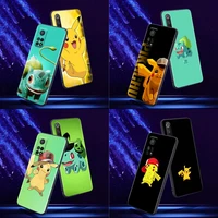 pikachu pokemon bulbasaur phone case for xiaomi mi 9 9t pro se mi 10t 10s mia2 lite cc9 pro note 10 pro 5g silicone case pikachu