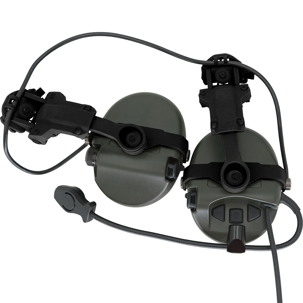 Silicone Earmuffs ARC Rail Holder Airsoft Headphone Holder SORDIN Noise Cancelling Hearing Protection Headphones