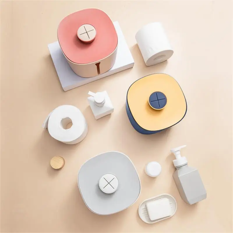

Facial Towel Storage Box Toilet Non Perforated Wall Cleaning Towel Storage Box Toilet Roll Paper Towel Storage Box