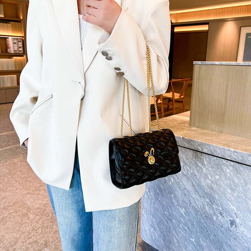 2023 Fashion Designer Crossbody Bags For Women Chain Strap Shoulder Bag Handbag High Quality PU Leather Women Messenger Bags