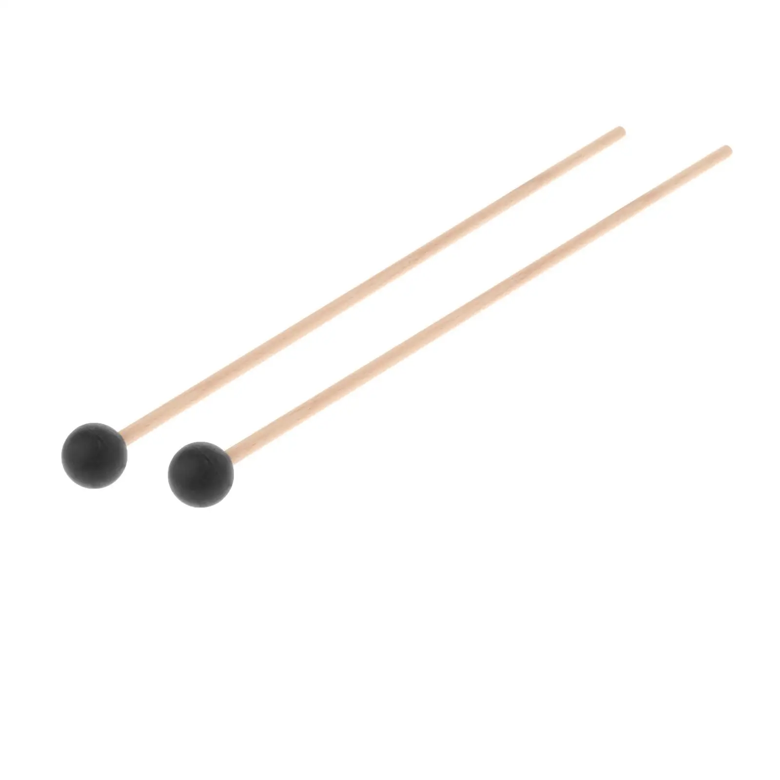

1 Pair Rubber Mallet Beater Percussion Instrument Kit Percussion Xylophone Bell