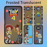 toy story cool for xiaomi poco m3 x3 nfc gt 11 note 10 10s 10t 9 8 cc9 ultra lite pro frosted translucent phone case