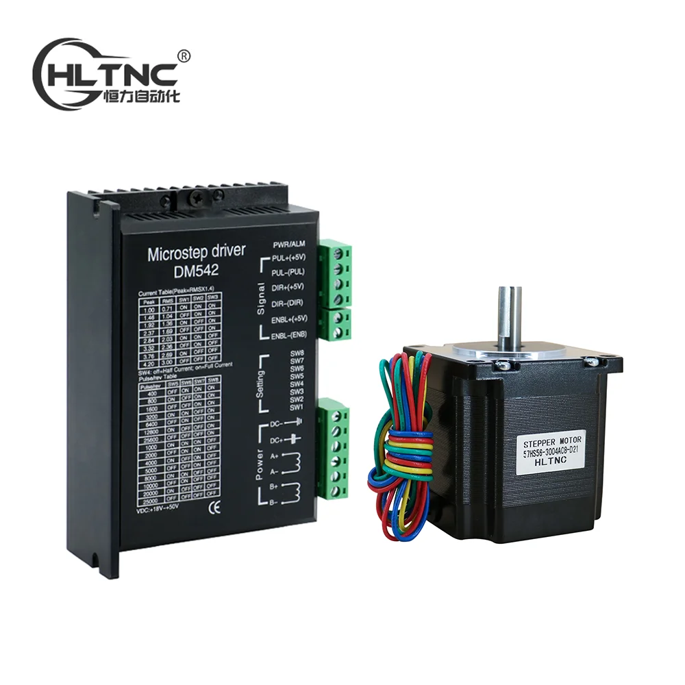 

Шаговый двигатель HLTNC 57HS56 1.2N с драйвером TB6600