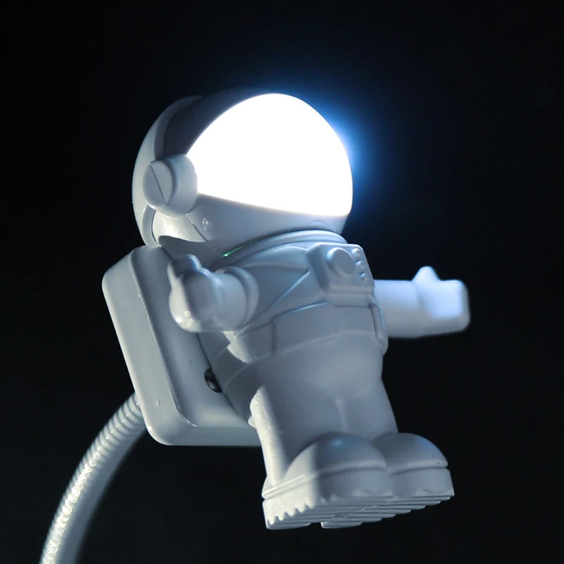 

New Mini USB LED Light Ultra Bright Astronaut Shape Portable Lamp High Quality Lamp for Laptop Notebook PC Computer