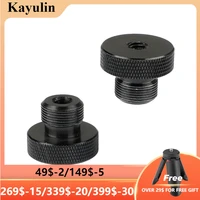kayulin photography accessories 14 20 female to 58 27 male microphone screw 2 pieces