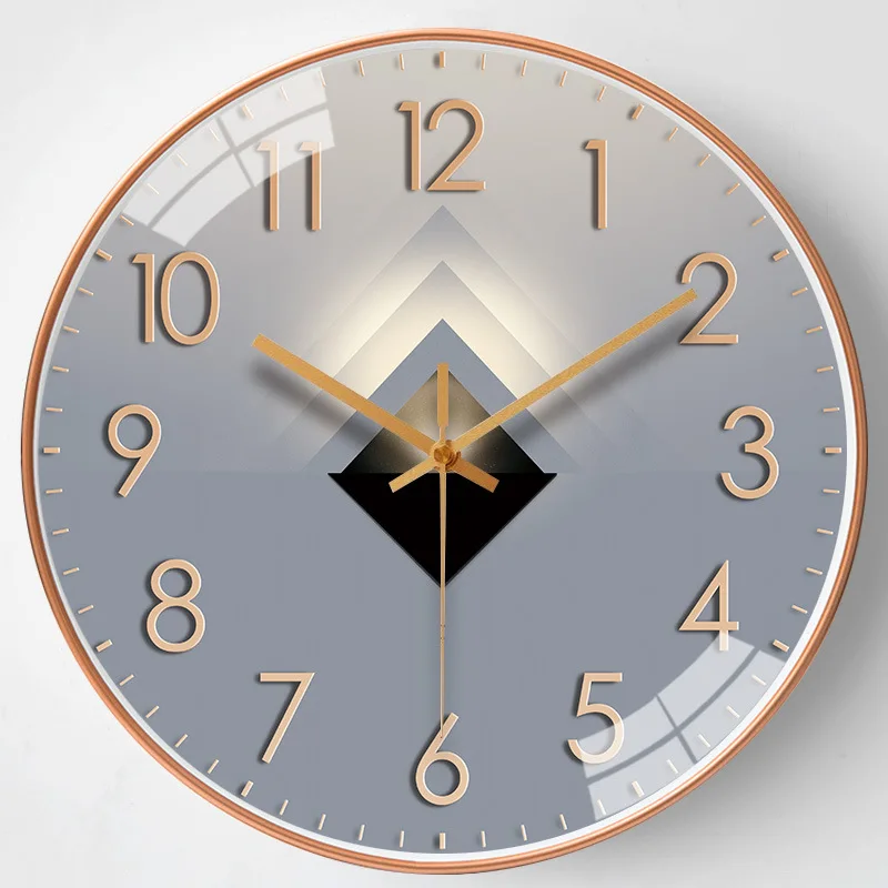 

[12 Inches 30cm] Wall Clock Living Room Modern Simple Personality Clock Home Creative Wall Mute Clock Reloj De Pared
