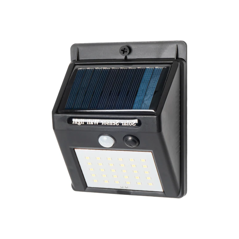 Solar Lights Outdoor 30 LEDs Motion Sensor Security Lights IP65 Waterproof Solar Powered Wall Lamp for Garden Patio Yard