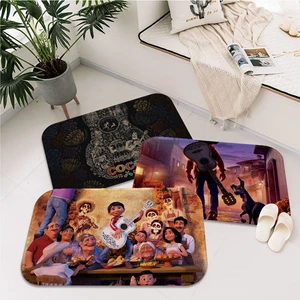 Disney Coco Door Mat Retro Multiple Choice Living Room Kitchen Rug
Non-Slip Toilet Rug