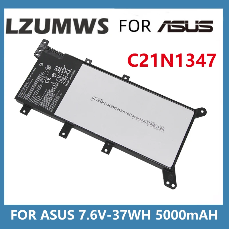 7 6 В 37 Вт/ч 5000 мАч C21N1347 2 элемента Аккумулятор для ноутбука ASUS X555 X555L X555LA X555LD X555LN X555MA