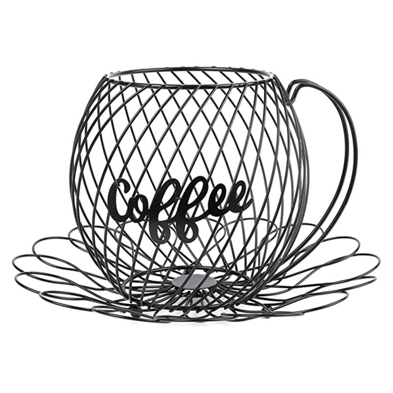 

Coffee Pod Holder And Organizer Mug,Cup Keeper Coffee & Espresso Pod Holder, Coffee Mug Storage Basket