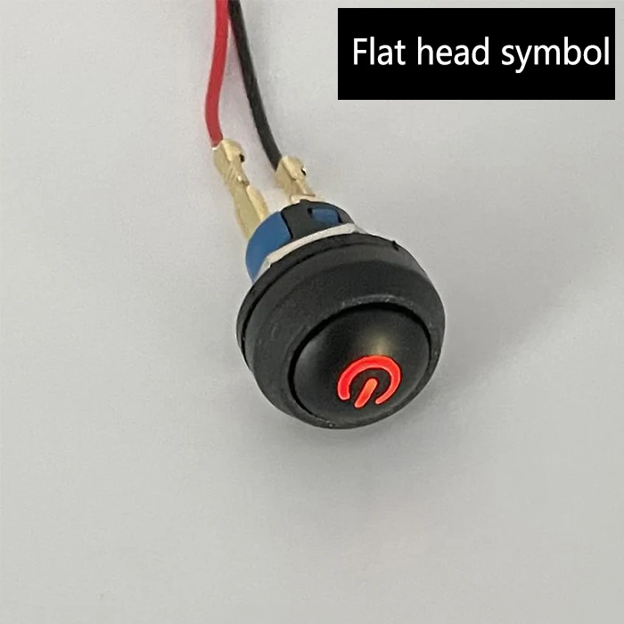 

Новый 12-миллиметровый самосброс и самоблокировка 12 В Сферический кнопочный Мини светодиодный 4-контактный водонепроницаемый круглый выключатель питания с лампой