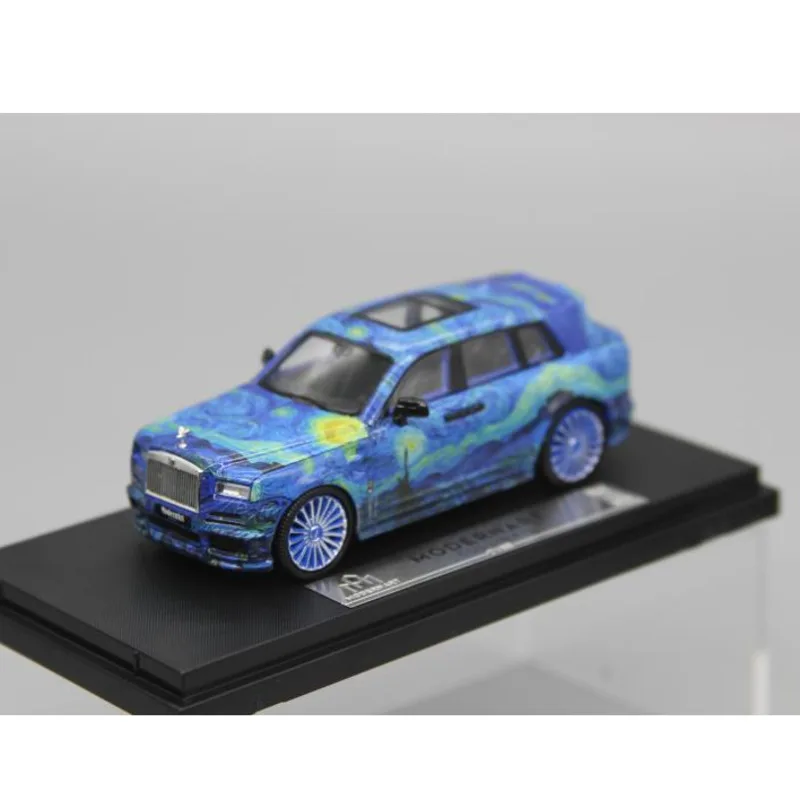 

Время 1:64 фургон Гога внедорожник из сплава RV модель автомобиля Cullinan для Rolls Royce RR