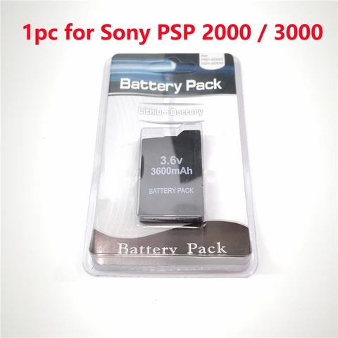 Литий-ионный аккумулятор 3600 мАч, 3,6 В для Sony PSP2000 PSP3000 PSP 2000 3000, консоль, геймпад, сменные аккумуляторы