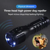 Rechargeable Ultrasonic For Dog Repellent Device Anti Barking Ultrasonic Dog Repeller Defense Electric Shocker Dog Protection
