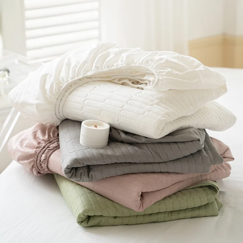 Стеклянная хлопковая стеганая простыня покрывало однотонное отель B &amp анти-дир