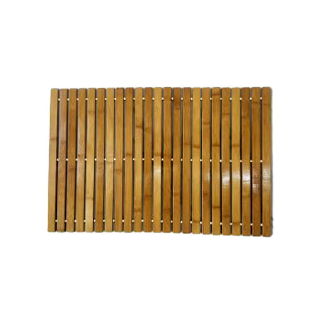 

Wood Elegant Moso Bamboo Bathroom Mat Durable And Non-Slide Adds Style To Hotel Floors Bathroom Non Slide Bamboo Mat