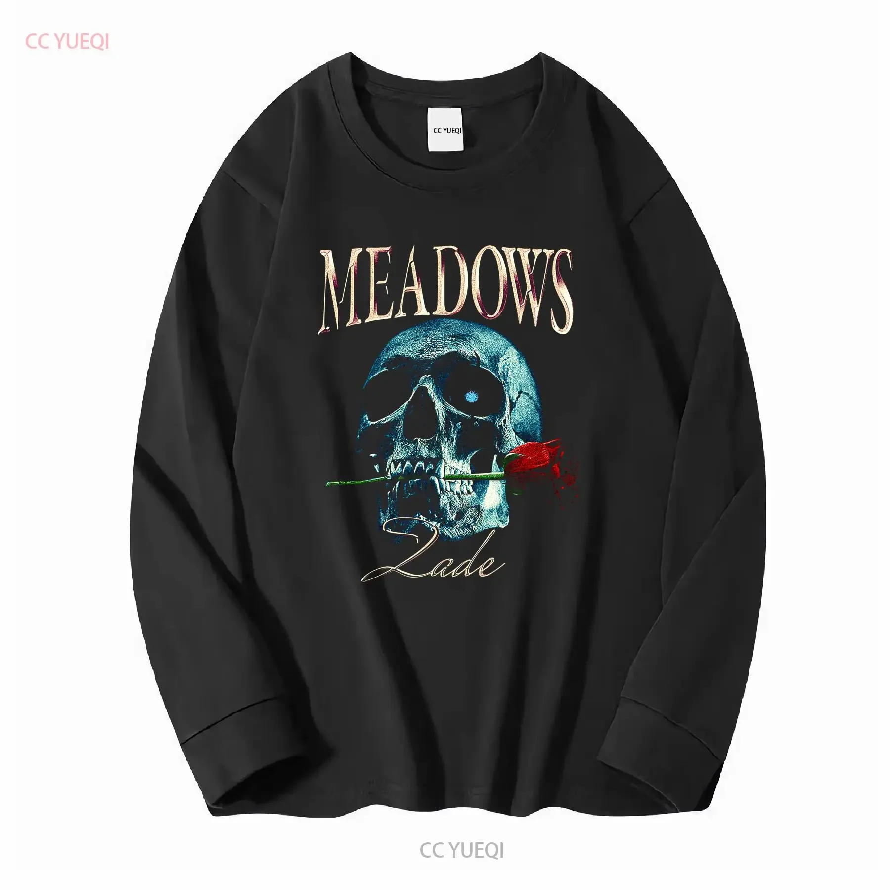 Фото Футболка Zade Meadows Haunting Adeline Merch Bookish Hunting Booktok Dark Romance Официально лицензированная винтажная стираная мягкая футболка №3