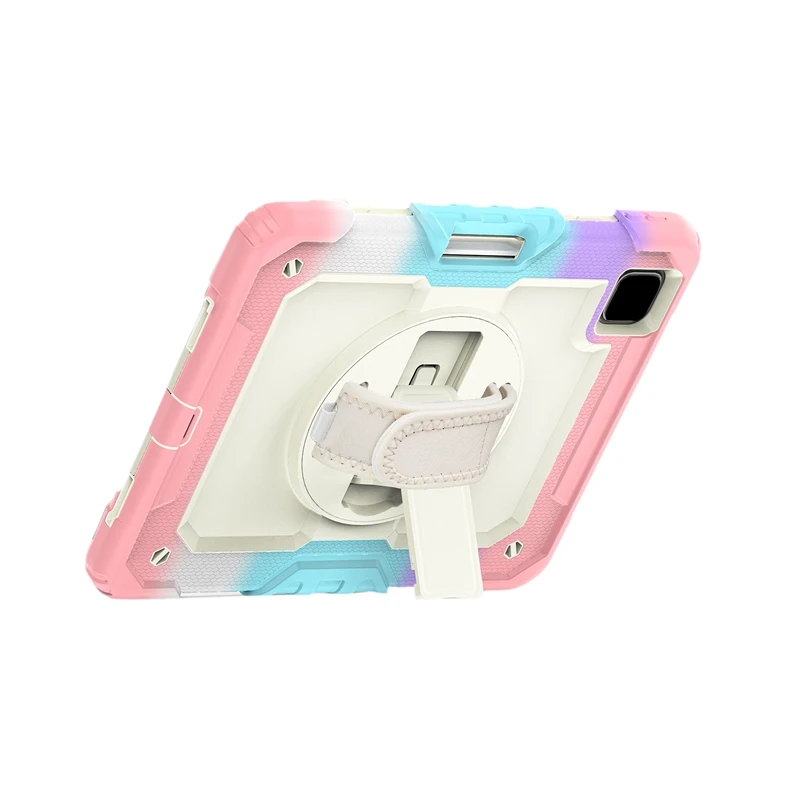 

Suitable For Ipad Pro11 Air4 10.9 Horizontal And Vertical Support Hand Rest Rotating Silicone Sleeve 2021