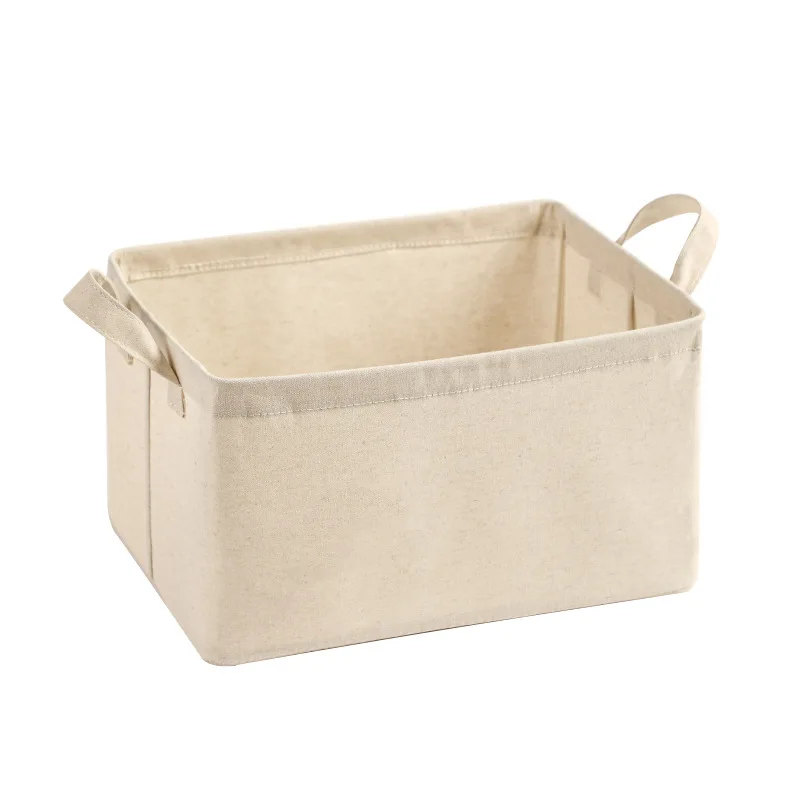 

Складная коробка для хранения из хлопчатобумажной льняной ткани