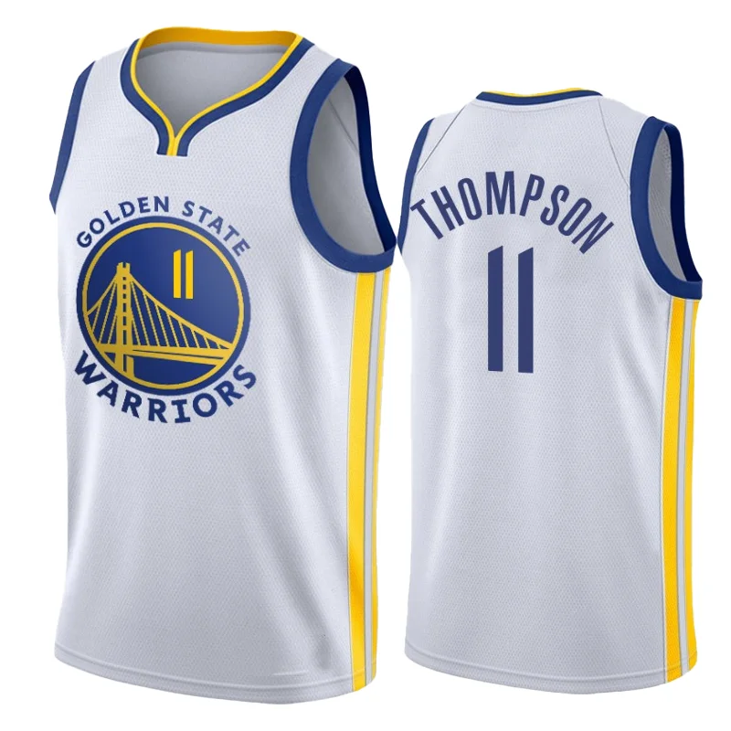 

2022 75th Golden State Warriors Klay Thompson #11 Career Full Collection Jersey Men's USA Basketball Basketball