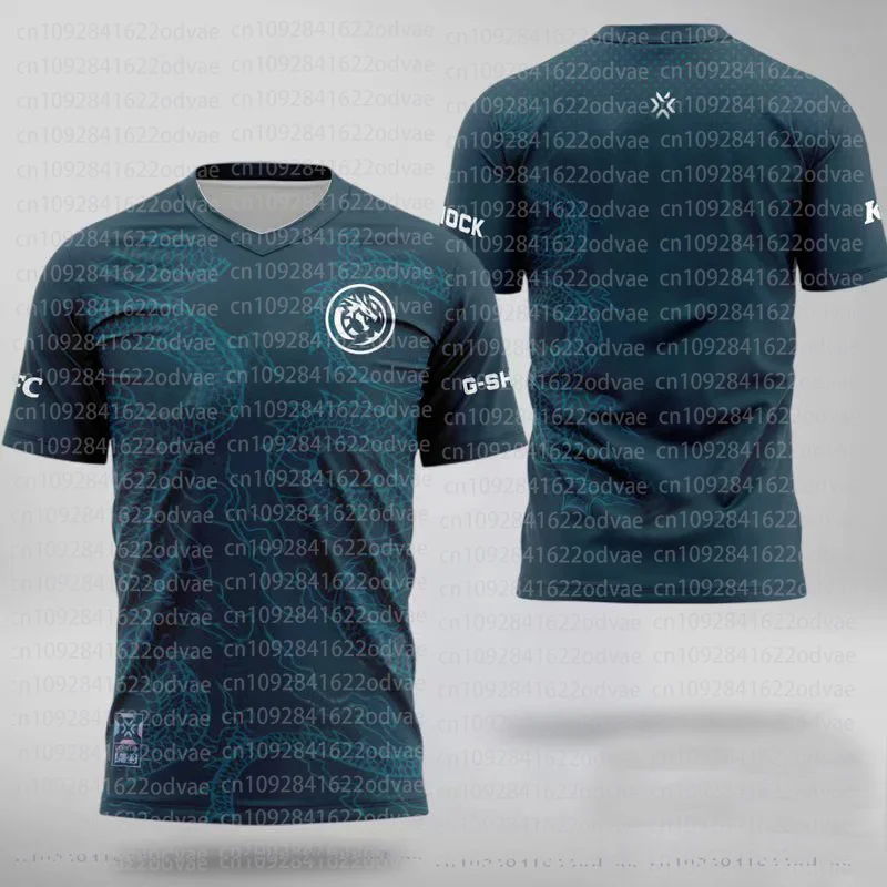 Leviathan 2024 Jersey T-Shirt VCT Aspas Team Valorant Shirt Men's Women's Fan Uniform Game Fans Dragon Pattern Tees