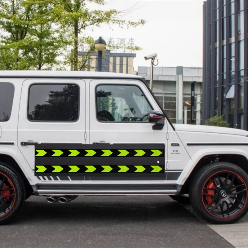 

180CM/160CM Ultra-long Magnetic Car Door Protector Night Warning Reflective Sticker Body Anti-scratch Decoration Protection Pad
