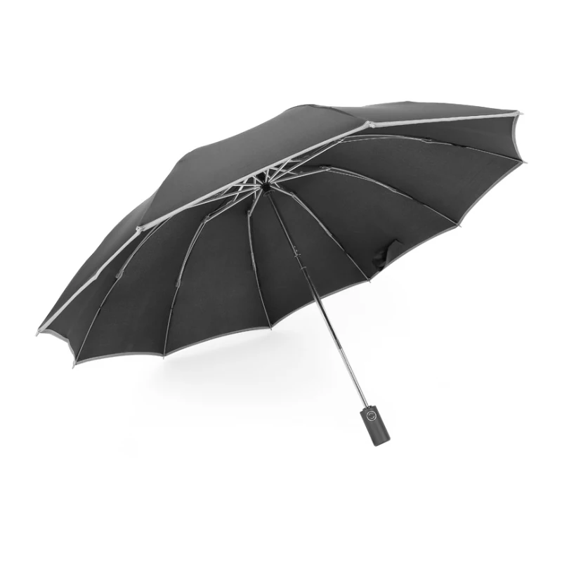 

Reverse Umbrella Automatic Umbrella Men's Folding One Key To Turn on The Night Light Simple and Convenient Household Items