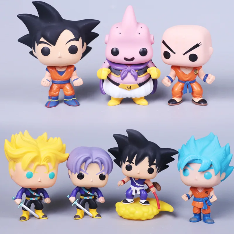 

2021 Dragon Ball Toy Son Goku Action Figure Anime Super Vegeta Model Doll Pvc Collection Toys For Children Christmas Gifts